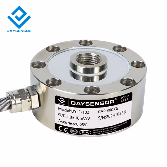 La crepe del ODM del OEM habló la célula de carga del buñuelo 100t 150t 250t de la compresión